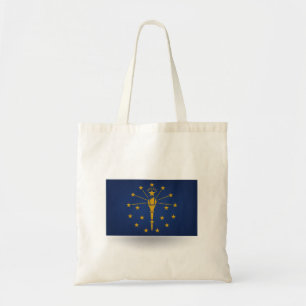 State of Indiana Flag Tote Bag