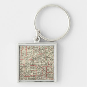 State of Indiana Key Ring
