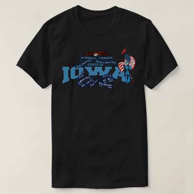 State of Iowa T-Shirt (Design Front)