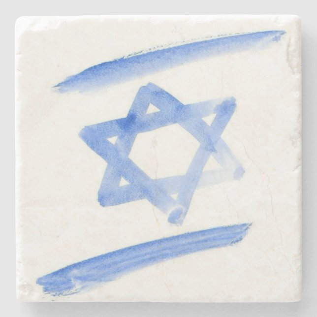 State of Israel Flag coaster (Front)