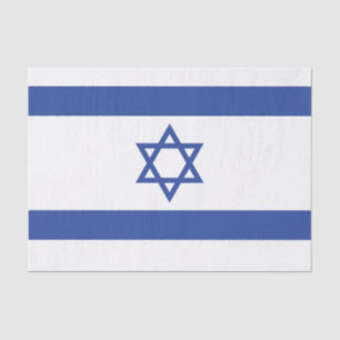 State of Israel Flag, Star of David Judaism Jewish Tissue Paper