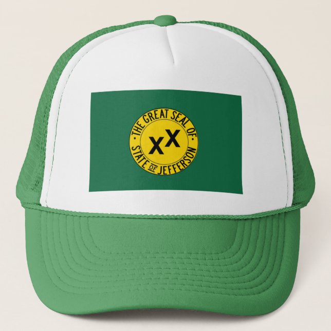 State of Jefferson flag Trucker Hat (Front)