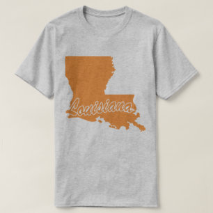 State Of Louisiana Shape T-shirt