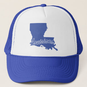 State Of Louisiana Shape Trucker Hat