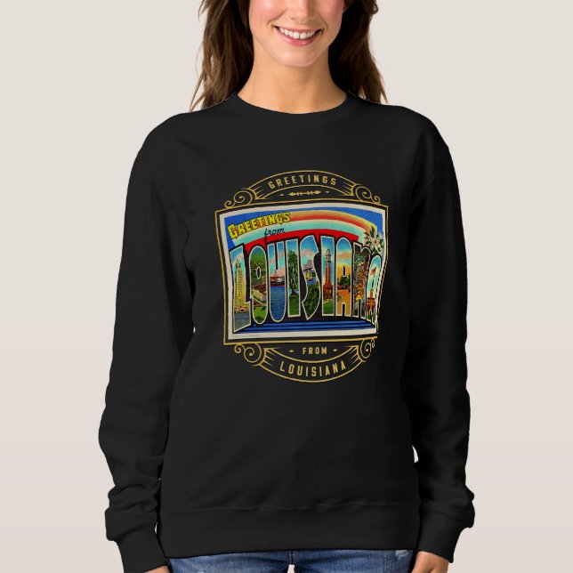 State Of Louisiana Sweatshirt (Front)