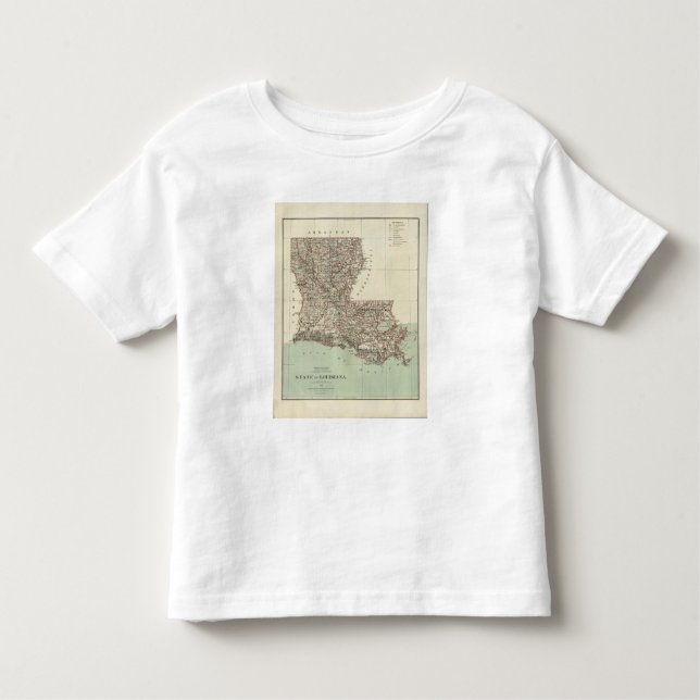 State of Louisiana Toddler T-Shirt (Front)