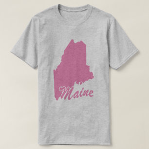 State Of Maine Shape T-shirt