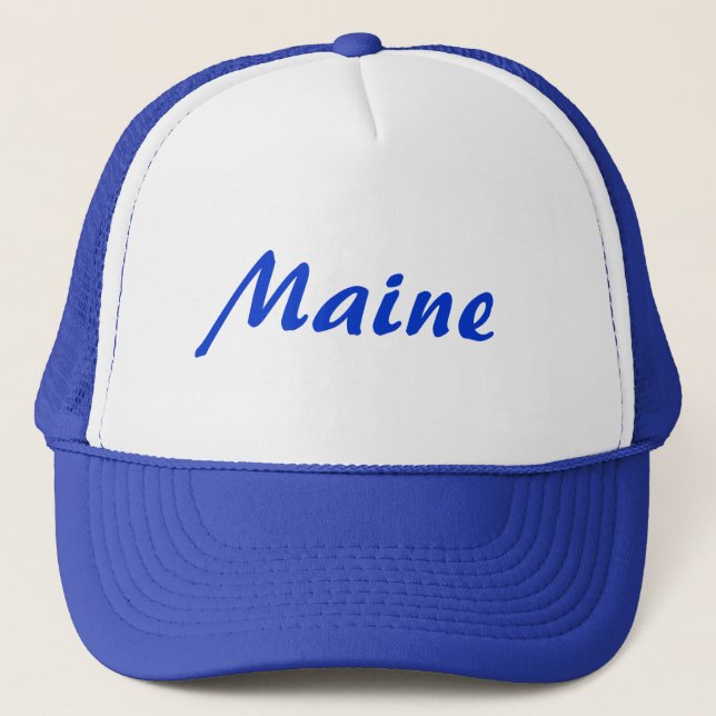 State of Maine Trucker Hat (Front)