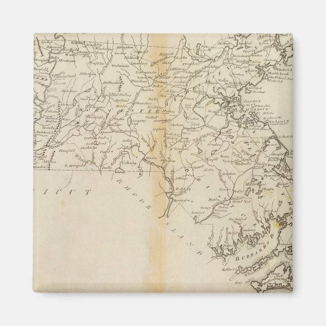 State of Massachusetts 2 Magnet (Front)