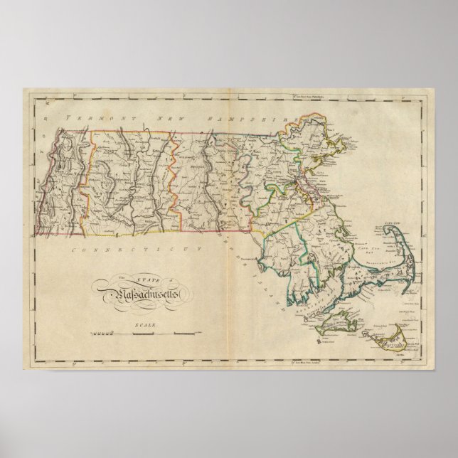 State of Massachusetts 3 Poster (Front)
