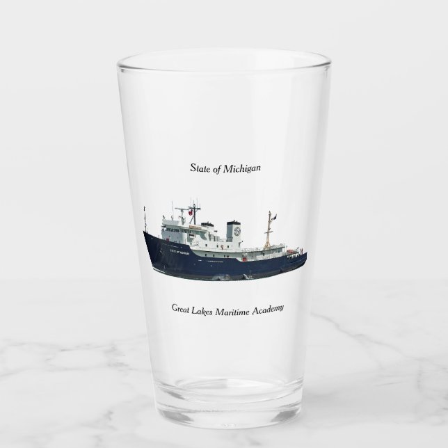 State of Michigan glass (Front)