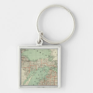 State of Michigan Key Ring
