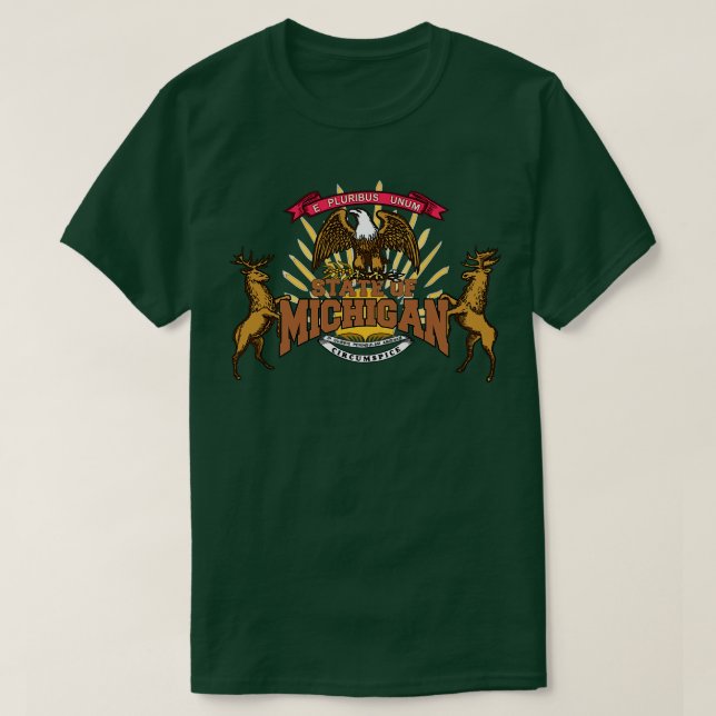 State of Michigan T-Shirt (Design Front)