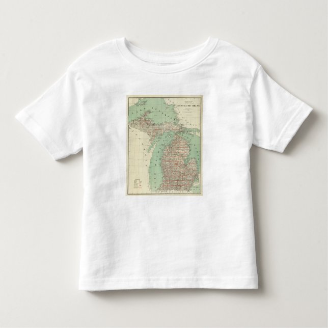 State of Michigan Toddler T-Shirt (Front)