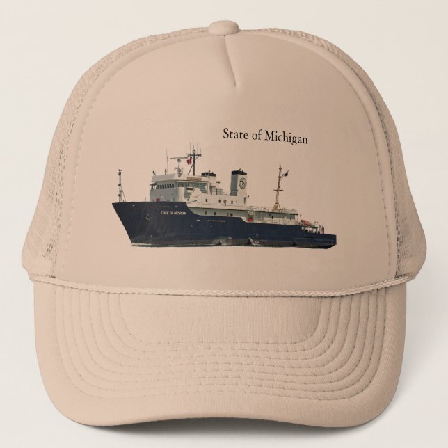 State of Michigan trucker hat (Front)
