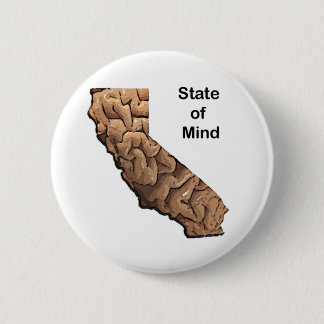 State of Mind: California 6 Cm Round Badge