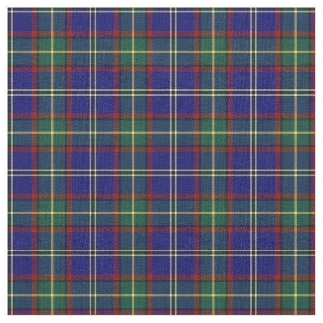 State of Minnesota Tartan Fabric (Close Up)