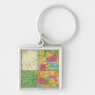 State of Missouri and Territory of Arkansas Key Ring