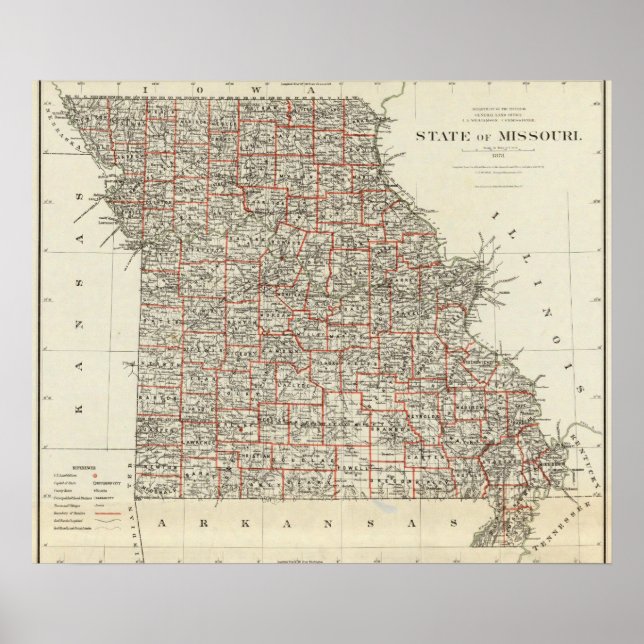 State of Missouri Poster (Front)