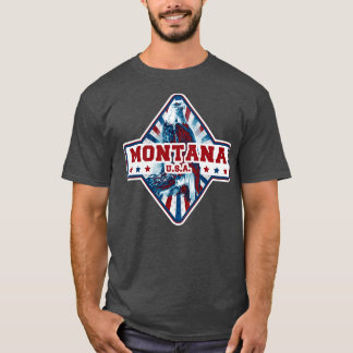 State of Montana american eagle T-Shirt