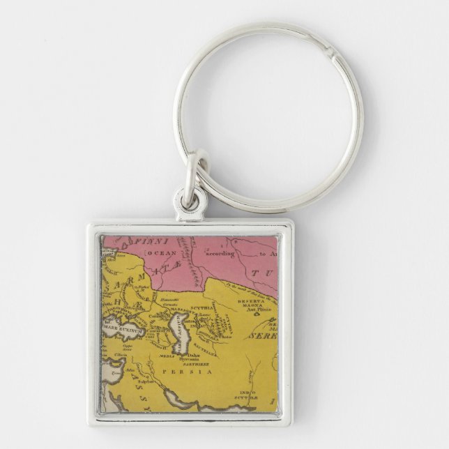 State of Nations at the Christian aera Key Ring (Front)