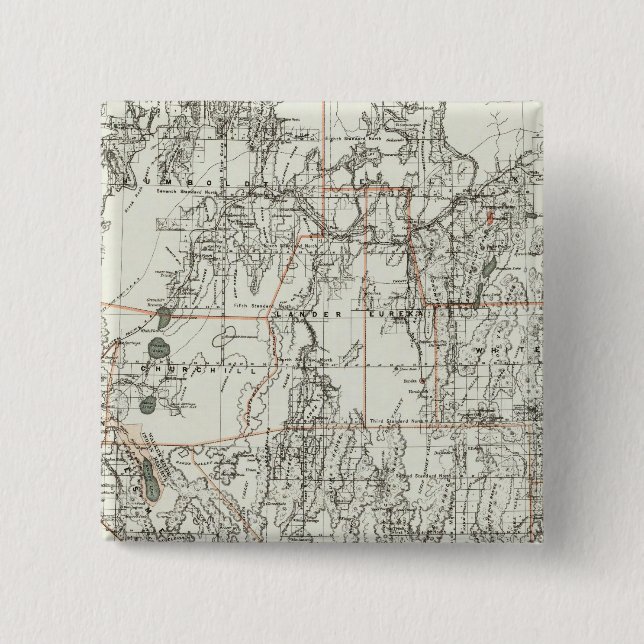 State Of Nevada 15 Cm Square Badge (Front)
