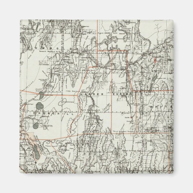 State Of Nevada Magnet (Front)