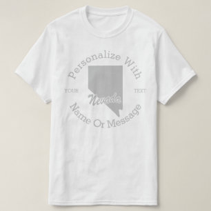 State Of Nevada PERSONALIZED T-shirt