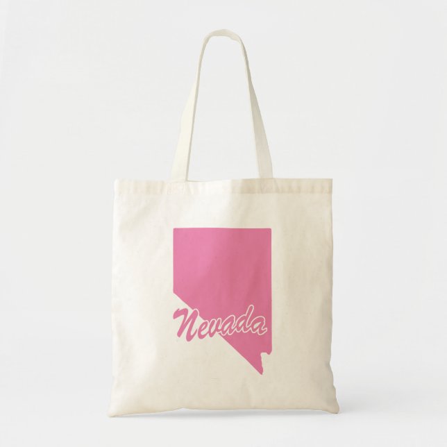 State Of Nevada Shape Tote Bag (Front)