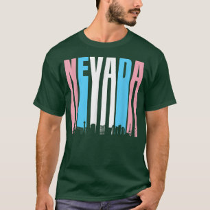 State Of Nevada Trans Pride Flag Transgender T-Shirt