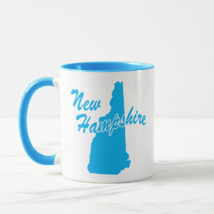 State Of New Hampshire Shape Mug