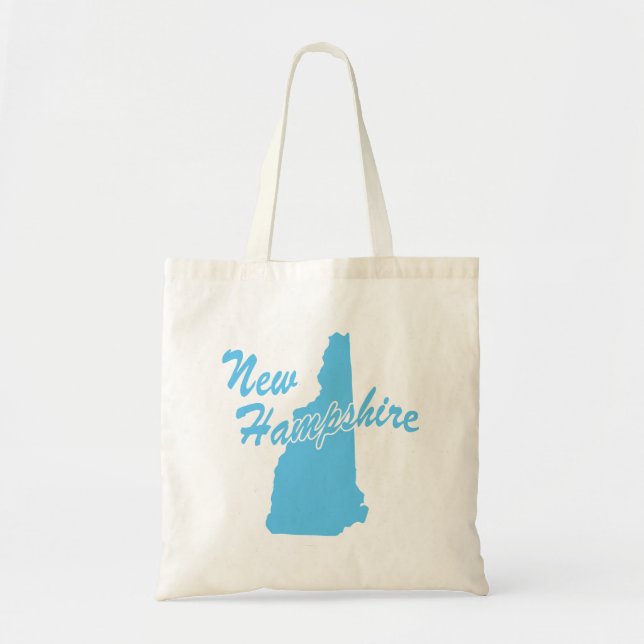 State Of New Hampshire Shape Tote Bag (Front)