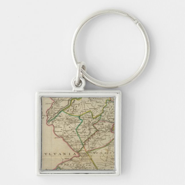 State of New Jersey 3 Key Ring (Front)
