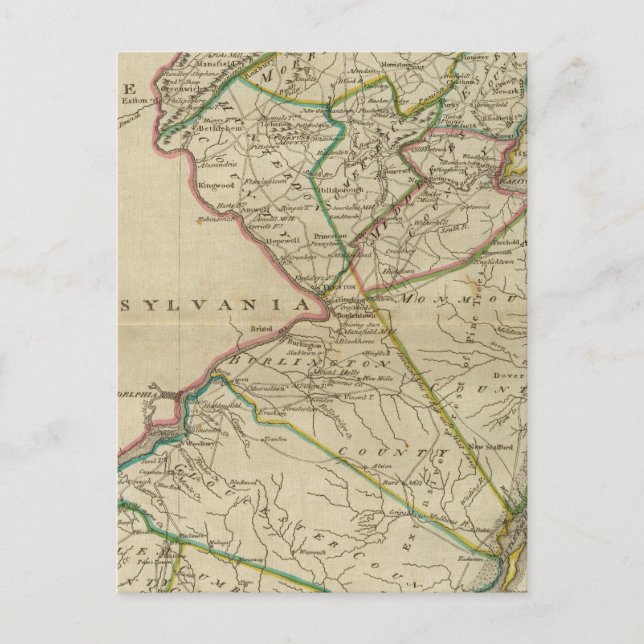 State of New Jersey 3 Postcard (Front)