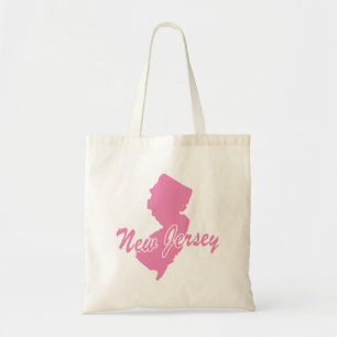 State Of New Jersey Shape Tote Bag