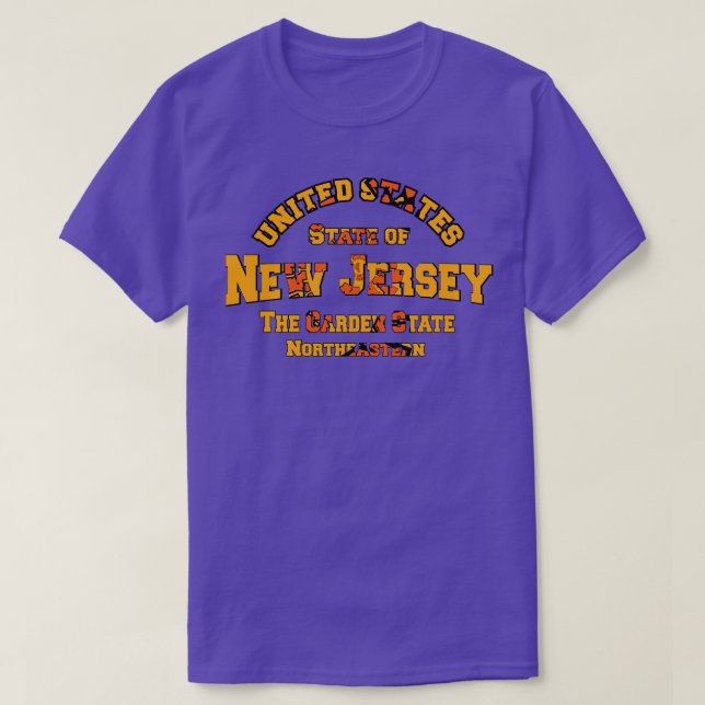 State of New Jersey T-Shirt (Design Front)