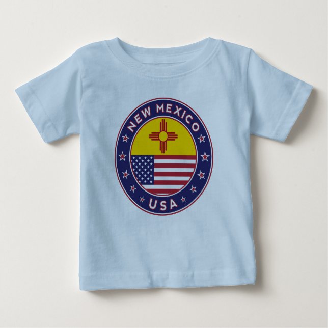 State of New Mexico Baby T-Shirt (Front)