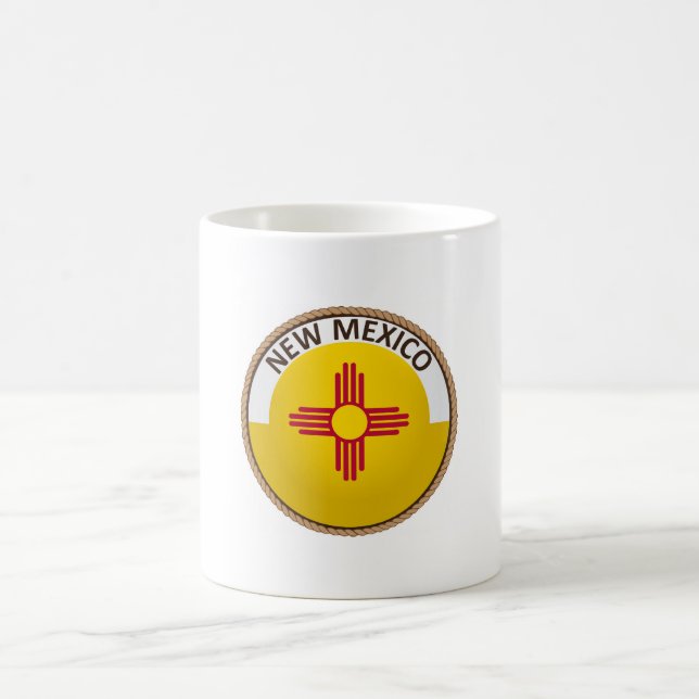 State of New Mexico Flag Seal Coffee Mug (Center)
