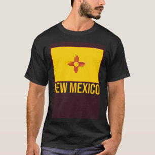 State of New Mexico Flag Zia Symbol T-Shirt