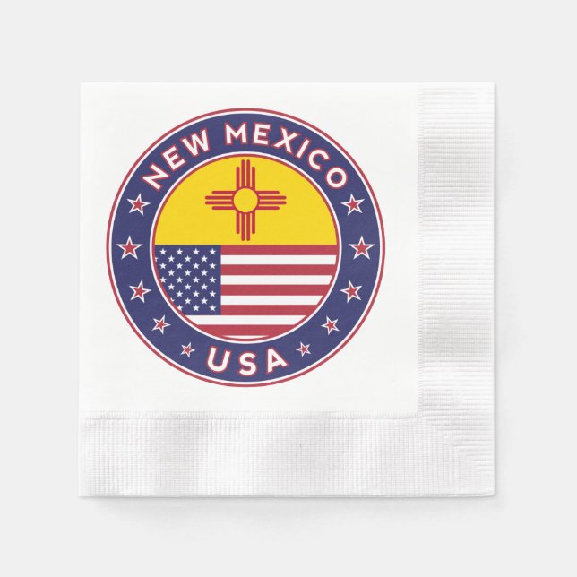 State of New Mexico Napkin (Front)