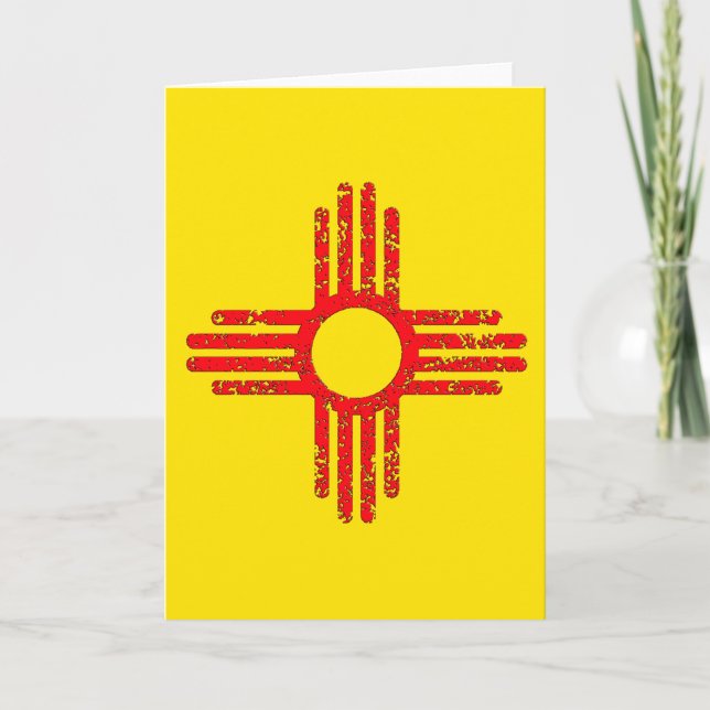 State of New Mexico Zia Sun Card (Front)