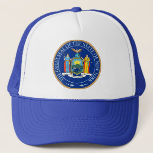 State of New York Flag Seal Trucker Hat