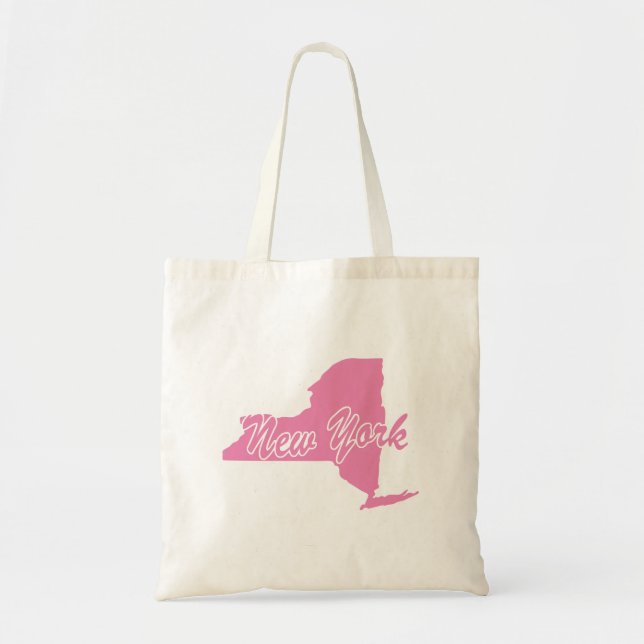 State Of New York Shape Tote Bag (Front)