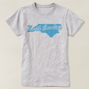 State Of North Carolina Shape T-shirt