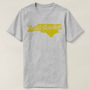 State Of North Carolina Shape T-shirt