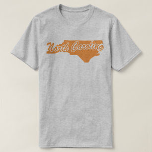 State Of North Carolina Shape T-shirt