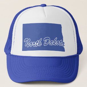 State Of North Dakota Shape Trucker Hat