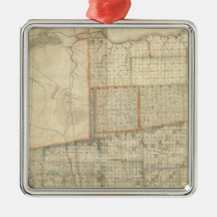 State of Ohio 2 Metal Ornament