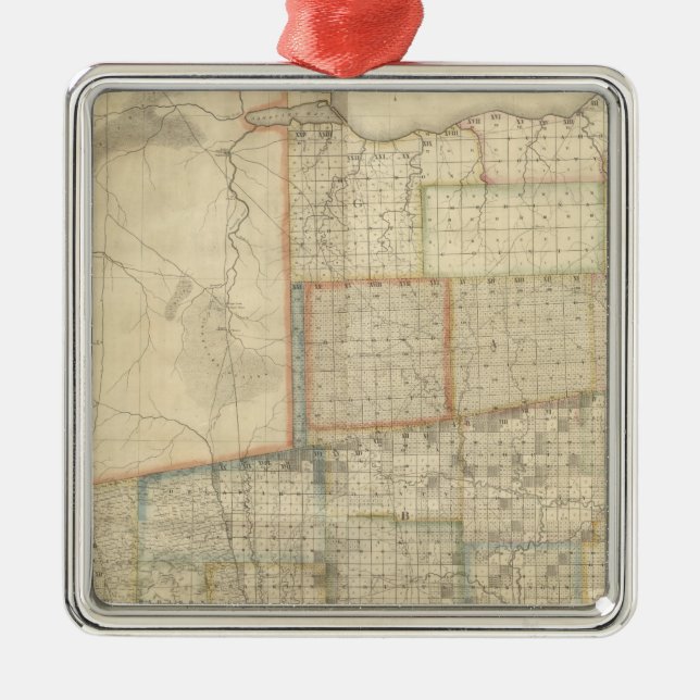 State of Ohio 2 Metal Ornament (Front)