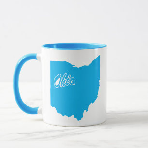State Of Ohio Shape Mug